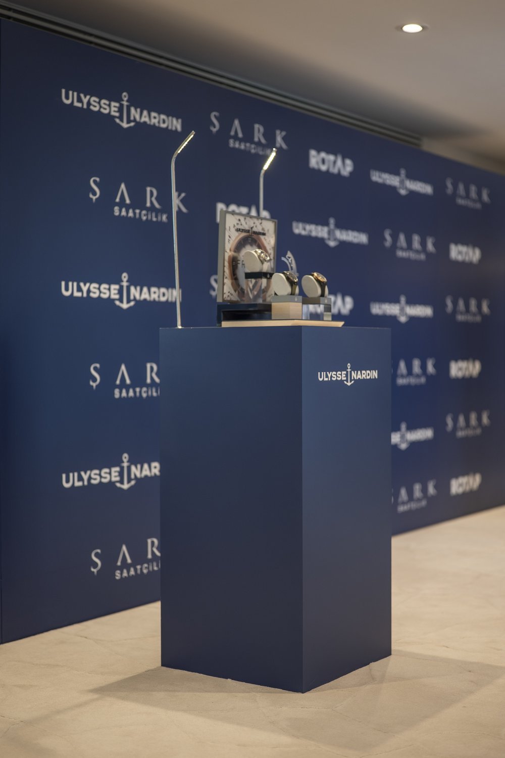 Freak collection display on the Ulysse Nardin plinth